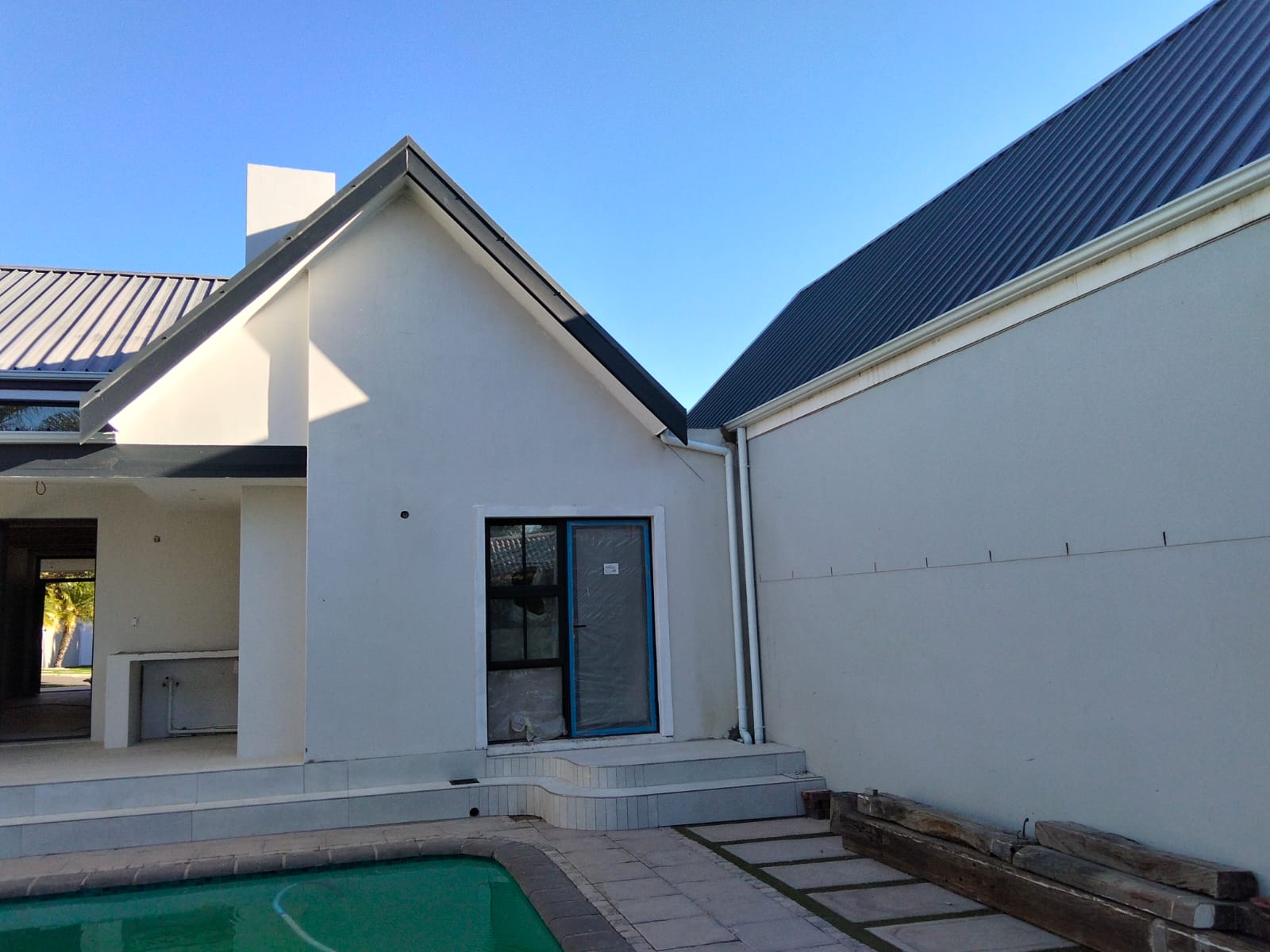 Completed construction job
