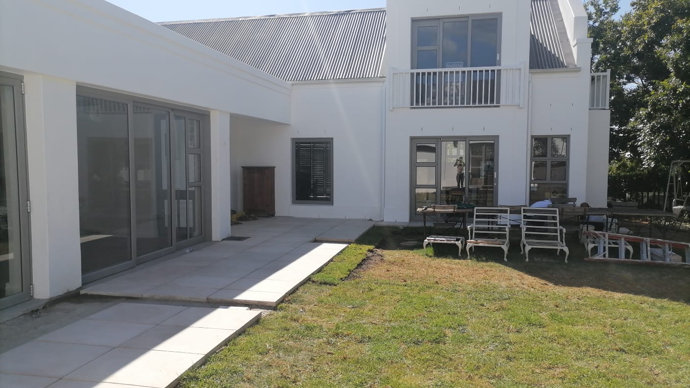 Completed construction job
