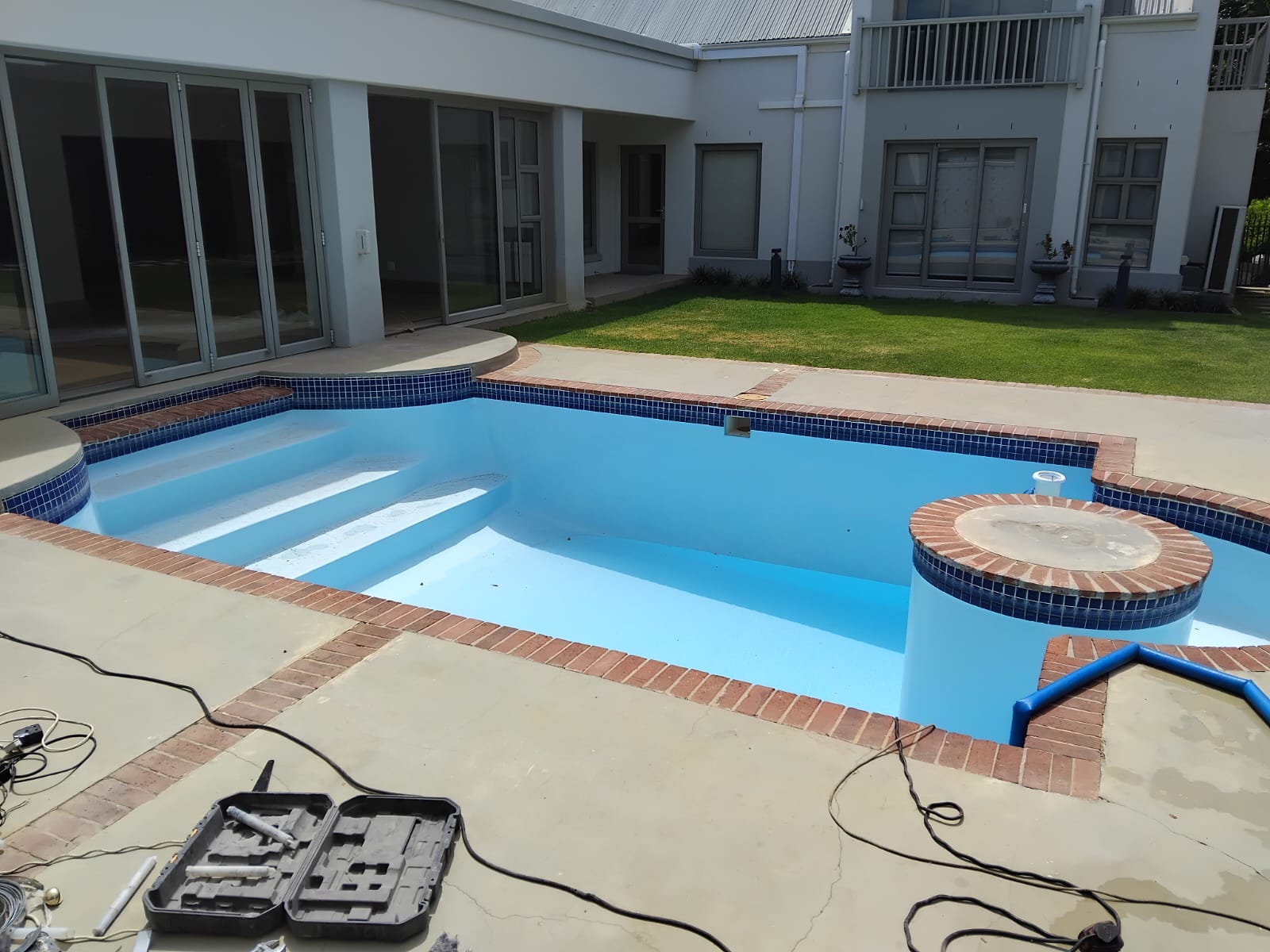 Completed construction job