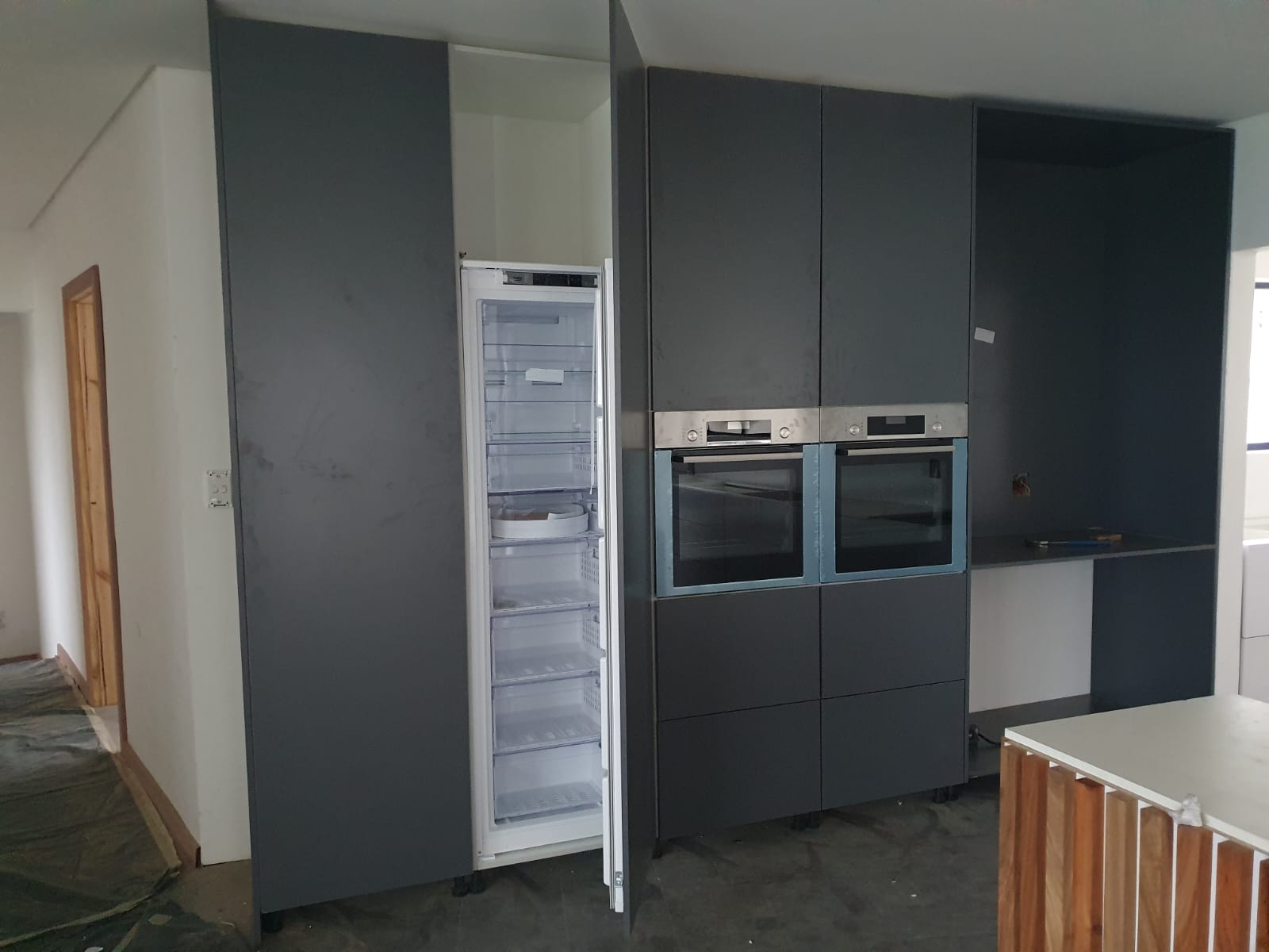 Completed construction job