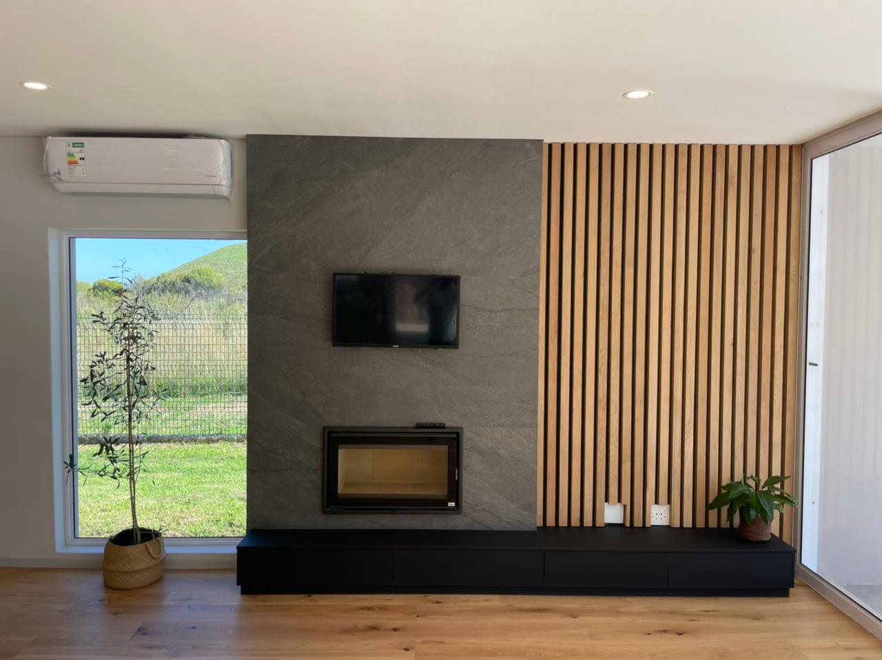 Completed construction job